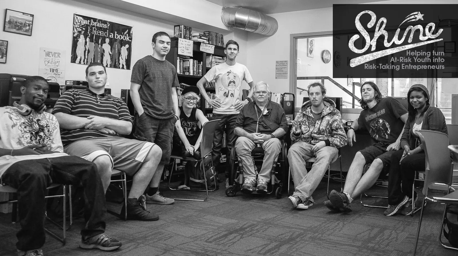 The Shine cohort at the YouthCare Orion Center