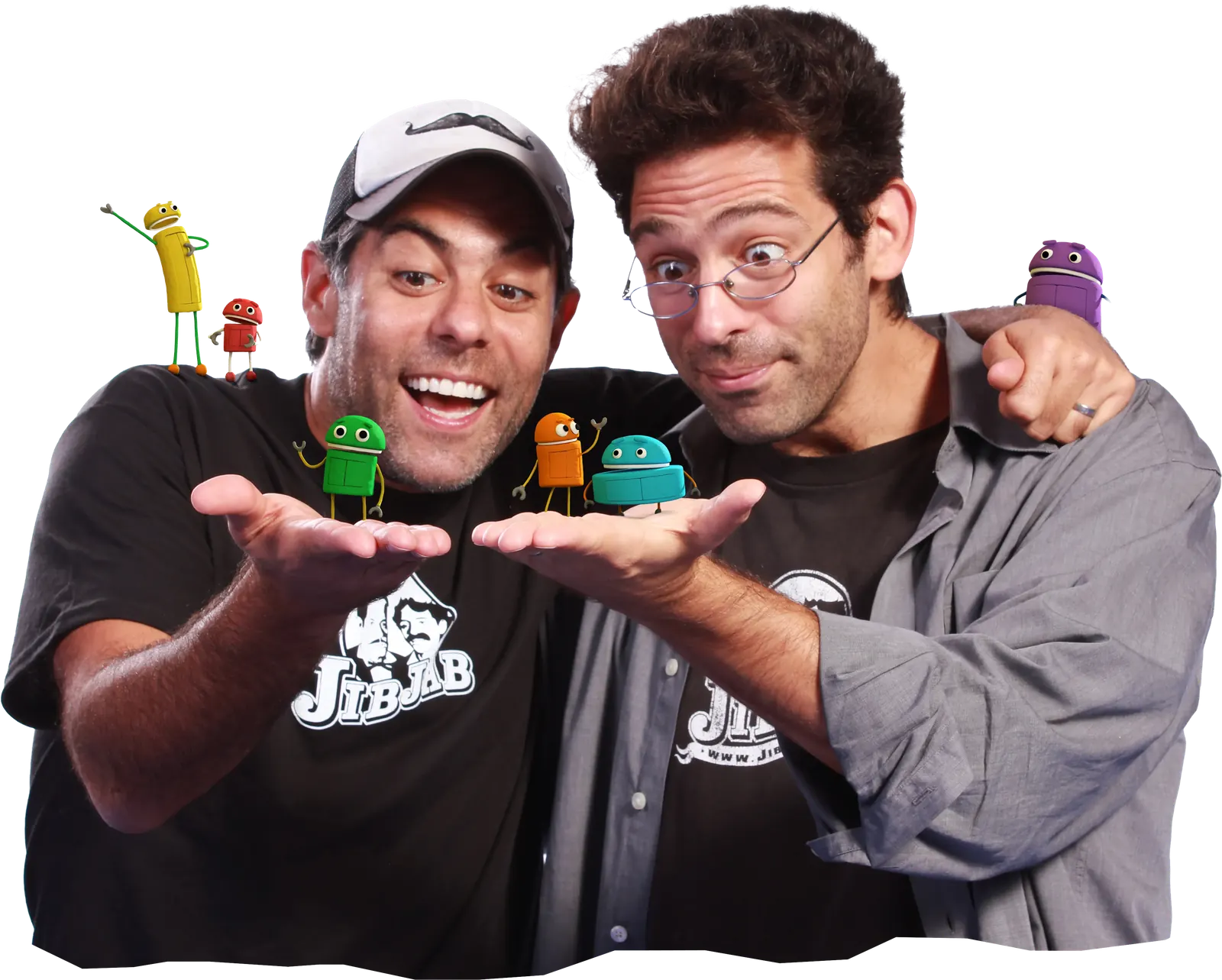 Gregg and Evan Spiridelis with the StoryBots
